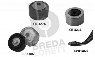BREDA LORETT kca0016 -  Поликлиновой ременный комплект